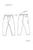 Mercantile New Yorker Pant Ripstop Cotton - Grey Thumbnail
