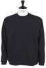 Recycled Cotton Crewneck Sweat - Black Thumbnail