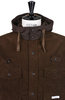 Mercantile Fisherman Over Shirt Jacket 14W Corduroy - Brown Thumbnail