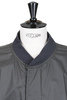 Rib Collar Jacket Chintz Finish Cotton - Dark Olive Thumbnail