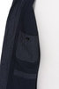 Coverall Jacket Cotton/Linen Herringbone - Navy Thumbnail