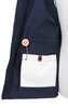 Weekender Cotton Jacket Two Tone - Navy/Tan Thumbnail