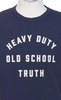 Heavy Duty Print Tee - Navy Thumbnail