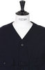 Cardigan Jacket Wool Uniform Serge Dark Navy Thumbnail