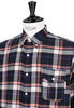 Button Down Scout Shirt Lightweight Flannel - Blue Plaid Thumbnail