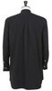 Band Collar Long Shirt Cotton Oxford Cloth - Charcoal Thumbnail