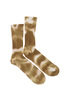R1415 Chunky Ribbed Crew Socks Tie Dye - Brown/Beige Thumbnail