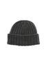 Cashmere 2x2 Rib Watch Cap - Grey Thumbnail