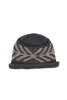 Wool Jacquard Knit Hat - Grey Thumbnail