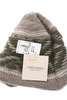 Wool Jacquard Knit Hat - Beige Thumbnail