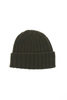 Cashmere 2x2 Rib Watch Cap - Dark Olive Thumbnail