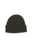 Cashmere 2x2 Rib Watch Cap - Dark Olive Thumbnail