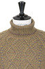 Alpaca Mixed Knit Turtle Neck Pullover - Mustard Thumbnail