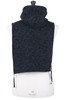 Hooded Interliner Sweater Knit - Navy Heather Thumbnail