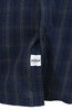 Mercantile Work Shirt Cotton Flannel Plaid - Navy/Grey Thumbnail