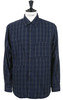 Mercantile Work Shirt Cotton Flannel Plaid - Navy/Grey Thumbnail