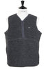 Wool Fleece Vest - Charcoal Thumbnail