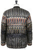 Print Middle Layer Down Jacket - Black Thumbnail