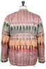 Print Middle Layer Down Jacket - Red Thumbnail