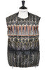 Print MidLayer Down Vest - Black Thumbnail