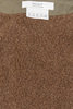 Horn Tree Print Wool Boa Vest - Brown Thumbnail