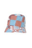 Bucket Hat Tile Print - Navy Thumbnail