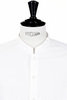 Stand Collar Shirt Cotton - White Thumbnail