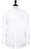Stand Collar Shirt Cotton - White Thumbnail