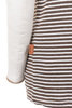Rebio T-Shirt Gheta Stripe - Khaki Thumbnail