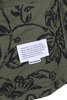 Jungle Fatigue Jacket Floral Print Ripstop - Olive Thumbnail