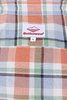 Button Down Scout Shirt Lightweight Cotton Plaid - Salmon Thumbnail