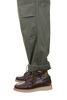 Overgrown Pants Back Satin - Olive Thumbnail