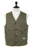 Fisherman Vest HBT - Olive Thumbnail