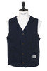 Fisherman Vest HBT - Navy Blue Thumbnail