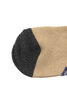 96 Yarns Paisley Bandana Heel Ankle Socks - Navy Thumbnail