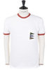 20/-Jersey PENNANT RINGER T(4Flags) - White Thumbnail