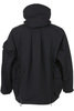 Back Pack Holder Hoodie Jacket - Black Thumbnail