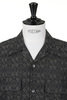 Needles S/S Classic Shirt CU/C Geometric Jacquard - Brown Thumbnail