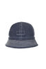 10oz Painters Selvedge Denim Dixie Hat Short Brim - Indigo Thumbnail