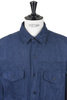 Trail Shirt Hemp Cotton Denim - Navy Thumbnail