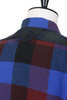 Combo Short Collar Block Check - Blue/Red Thumbnail