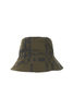 Bucket Hat Old Plaid Print 12oz Duck Canvas - Olive Thumbnail