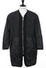 Coat Collarless Reversible - Black Thumbnail