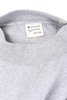 Recycled Cotton Heavy Long Sleeve Mockneck T-shirt - Grey Thumbnail