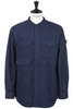 NorthWestern Shirt Indigo Cotton Denim - Indigo Thumbnail