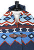 Merino Wool Poncho Fairisle - Indigo Thumbnail