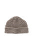 Wool Short Watch Cap - Beige Thumbnail