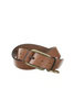Stitched D-Ring Belt - Buck Brown Thumbnail