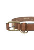 Stitched D-Ring Belt - Buck Brown Thumbnail