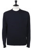 Farhill Merino Wool Crew Neck - Midnight Thumbnail